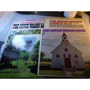 Chuck Wagon Gang Vinyl Record Lot 4 LP Southern Gospel Sunshine Special Heaven